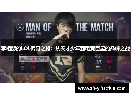 李相赫的LOL传奇之路:从天才少年到电竞巨星的巅峰之战 李相赫的LOL传奇之路:从天才少年到电竞巨星的巅峰之战